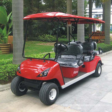 China Soem fertigen 6 Sitze elektrischen Golfwagen Dg-C4 + 2 mit CER besonders an